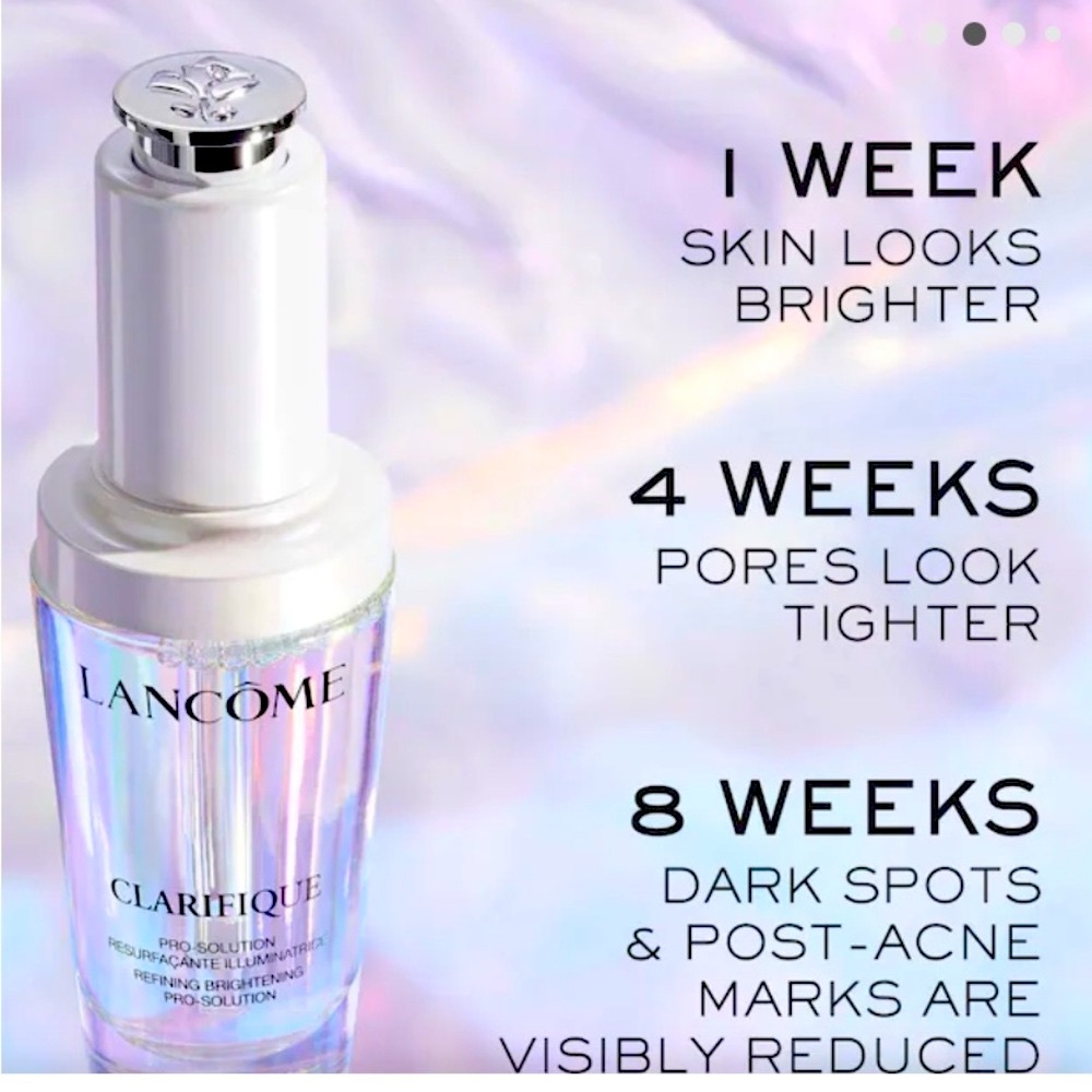 LANCOME  Paris Clarifique Refining  Bringhtening Pro Solution